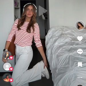 Long Sleeve Jcrew Striped Top